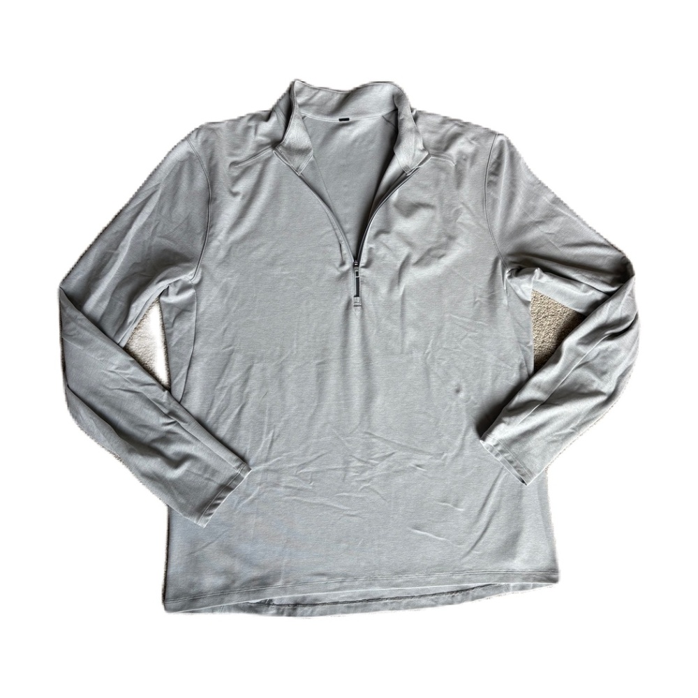Lululemon Surge Warm half zip pullover Gray XL
